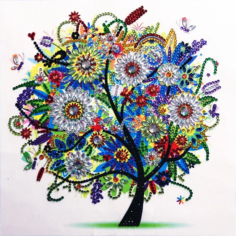 5D Diamond Painting Kits Flowers & Owl