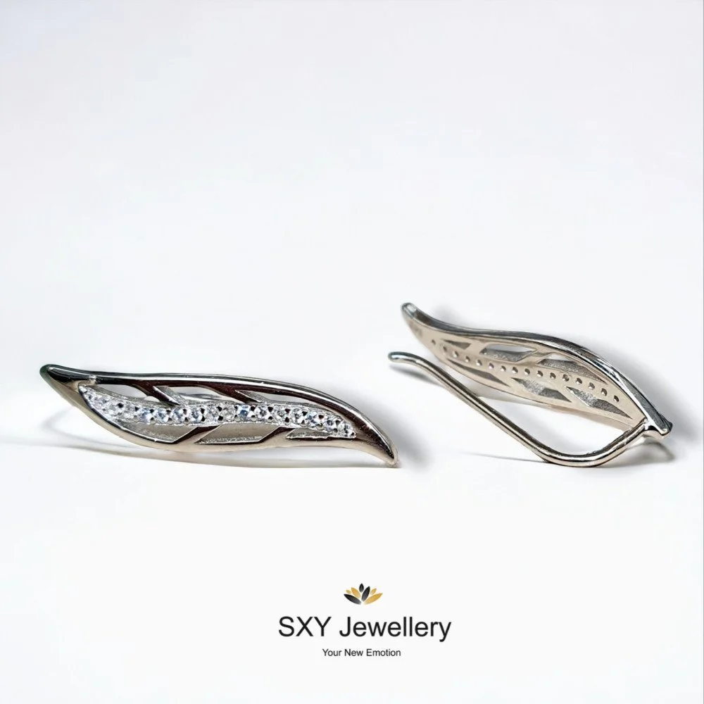 Womens Silver Cubic Zirconia Earrings FYE11743