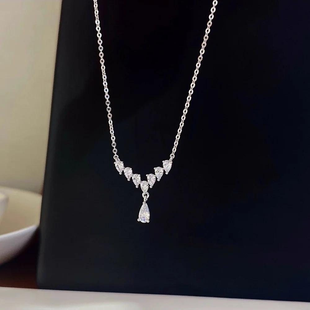 Silver Chandelier Necklace