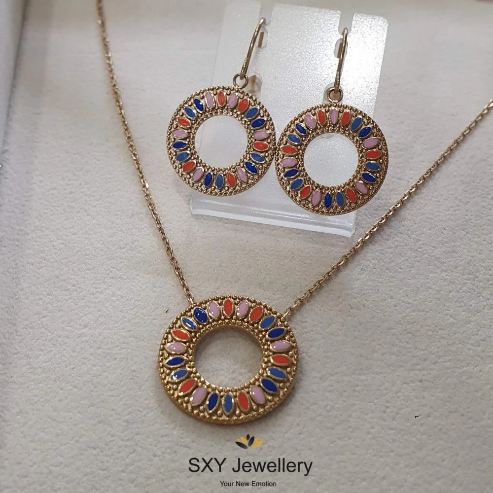 Womens Indian Hoop Steel Set SS202029