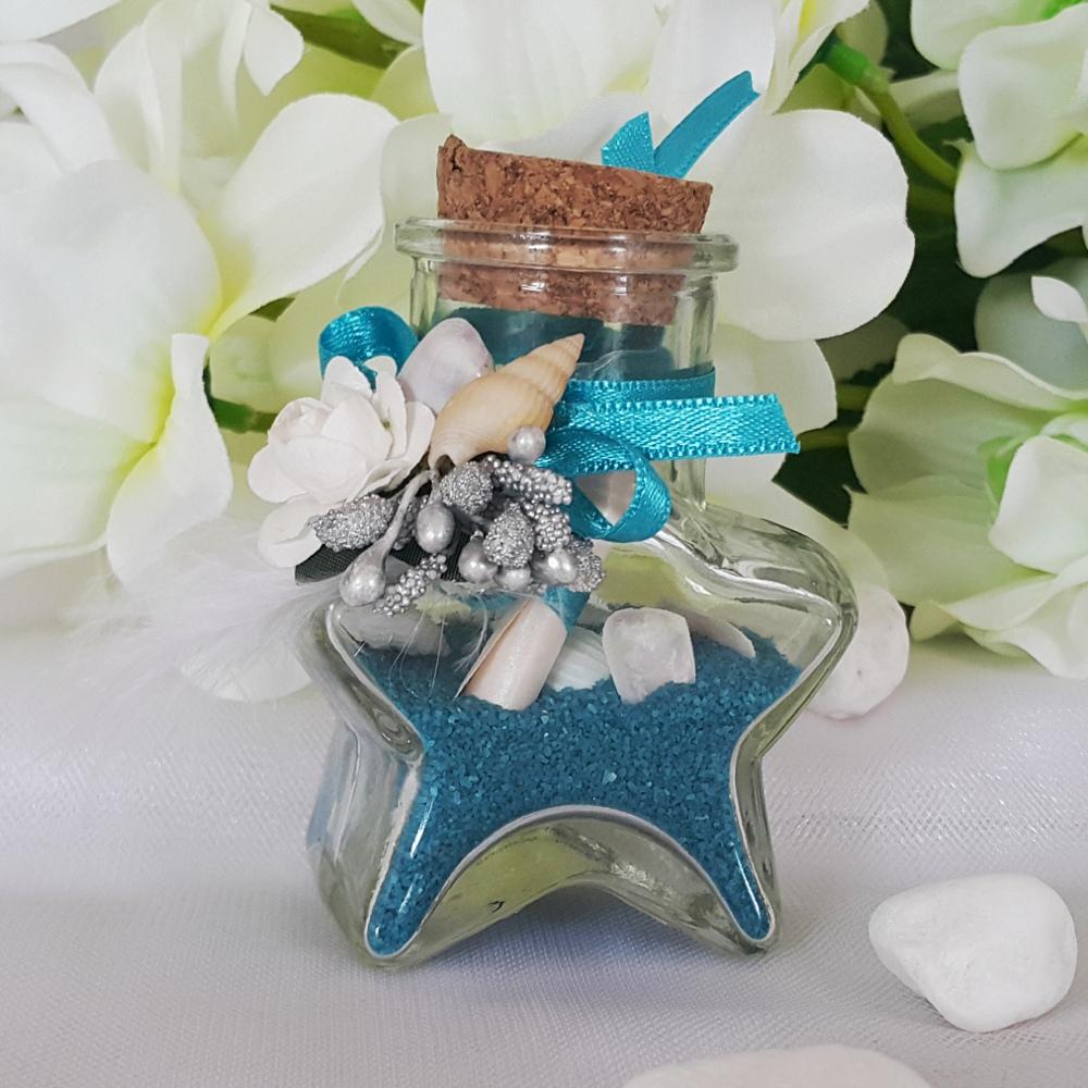 Bottle in the shape of a star - Wedding favors and boxes image 2