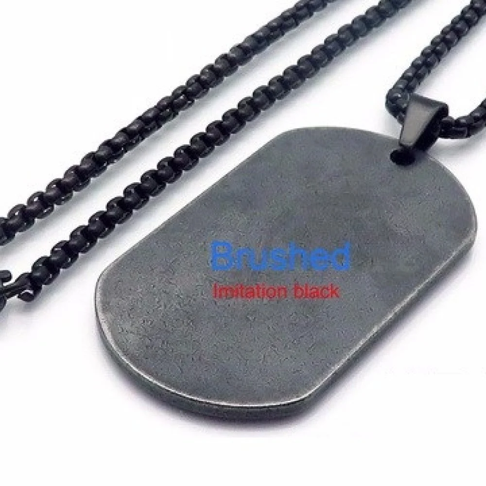 Mens Plate with Chain SN35687